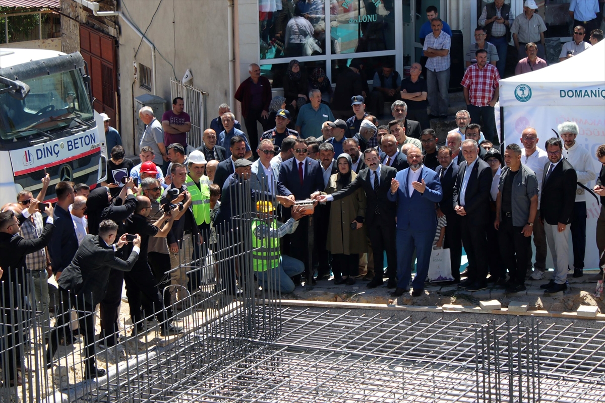 Kütahya'nın Domaniç ilçesinde Sultan Alaaddin Camisi'nin temeli atıldı