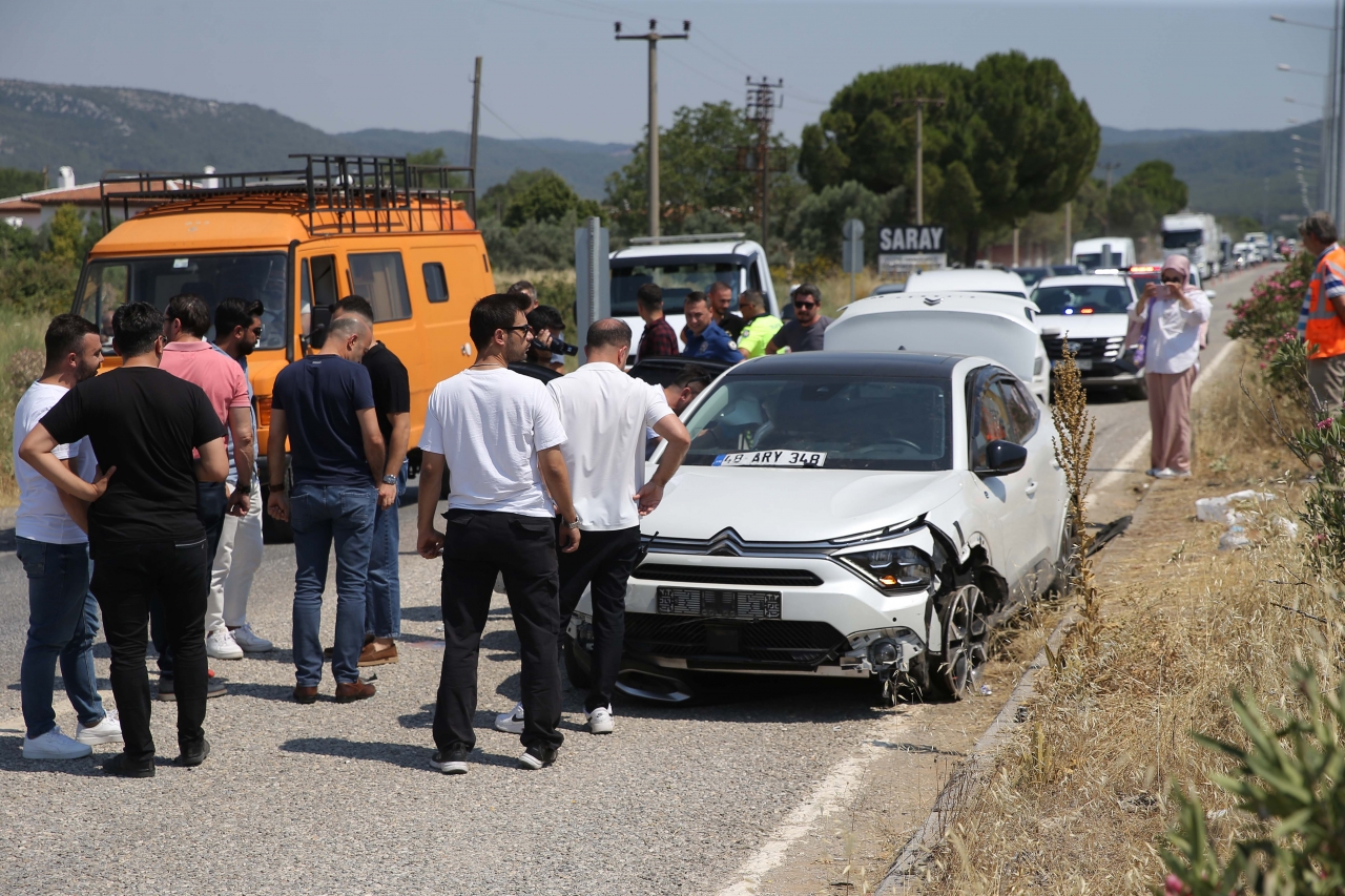 Muğla'da polisin "dur" ihtarına uymayıp kaçarken kaza yapan sürücü yakalandı