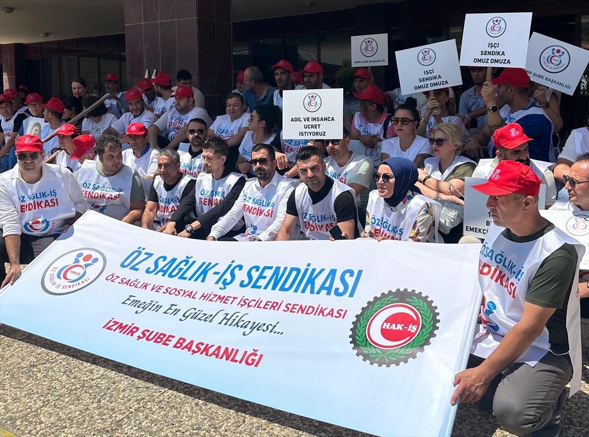 Öz Sağlık-İş Sendikası'ndan işçilerin ücret ve özlük haklarının iyileştirilmesi talebi