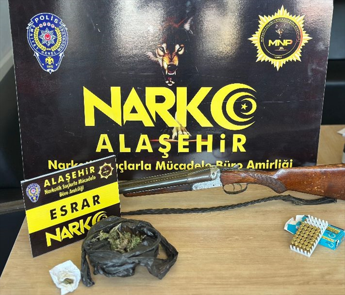 Alaşehir'de uyuşturucu ticareti yaptığı gerekçesiyle yakalanan şüpheli tutuklandı