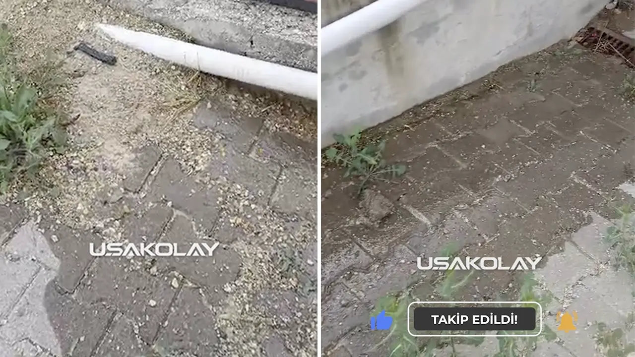 Uşak’ta 4 Gündür Boşa Akan Su Tepki Çekti: “Sonra Su Yok Diyorlar!”