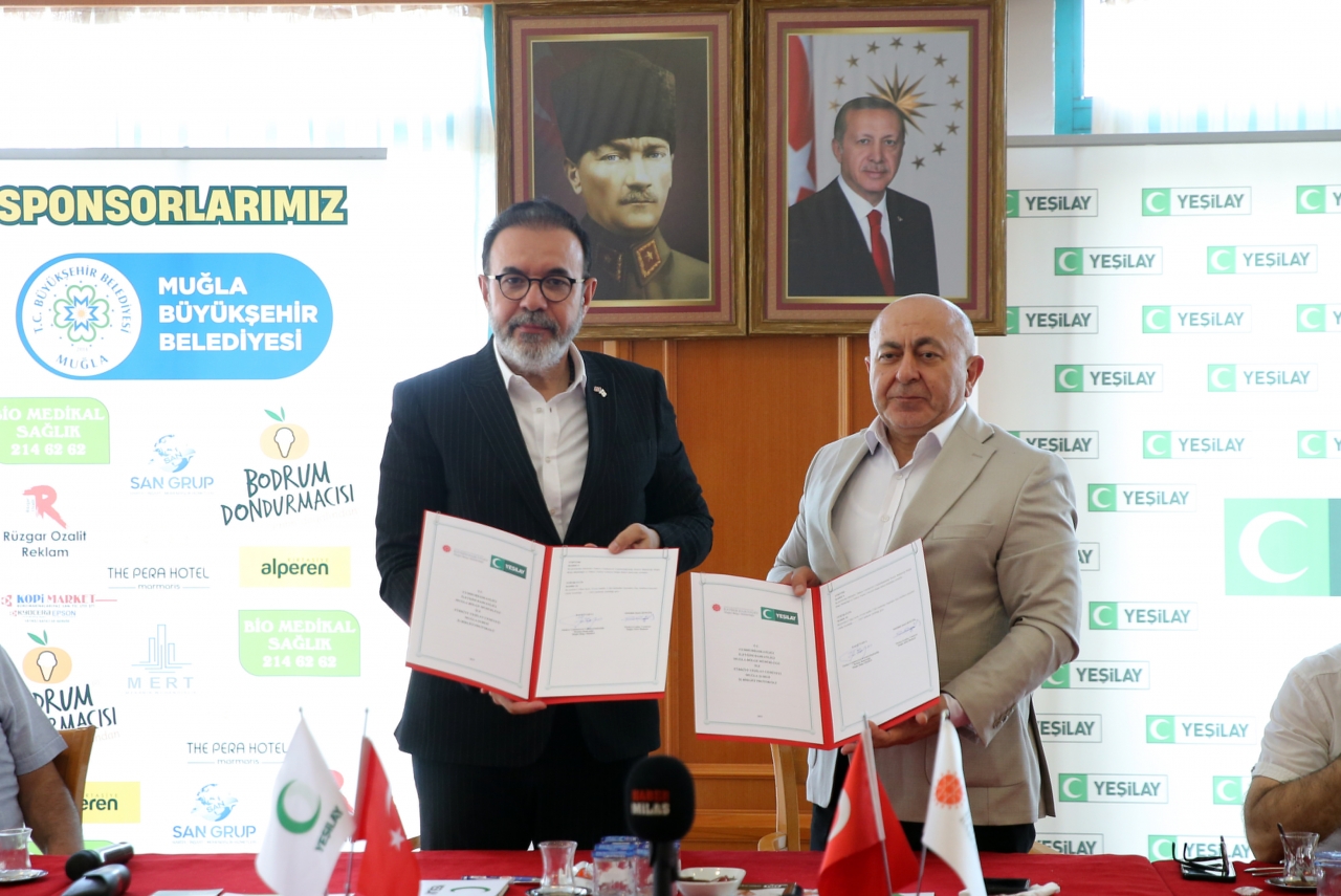 İletişim Başkanlığı Muğla Bölge Müdürlüğü ile Yeşilay arasında işbirliği protokolü imzalandı