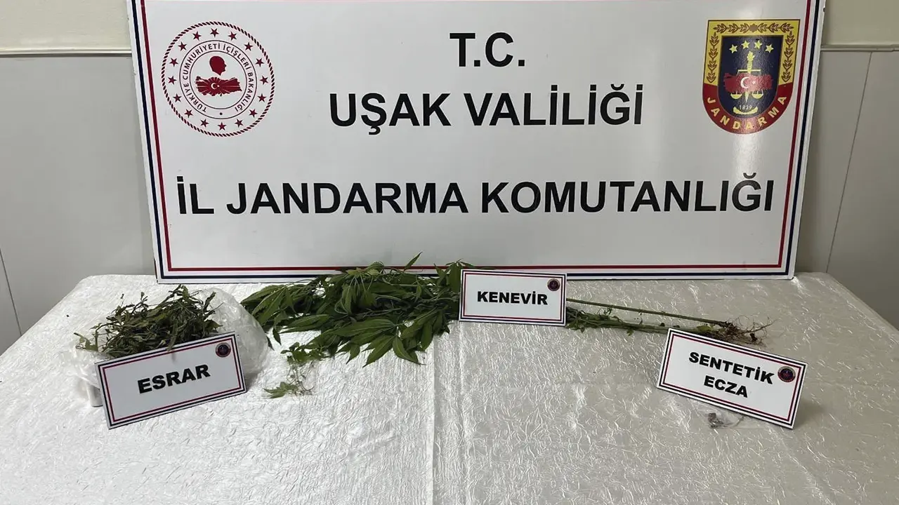 Banaz’da Jandarma Operasyonu: Kenevir ve Esrar Ele Geçirildi