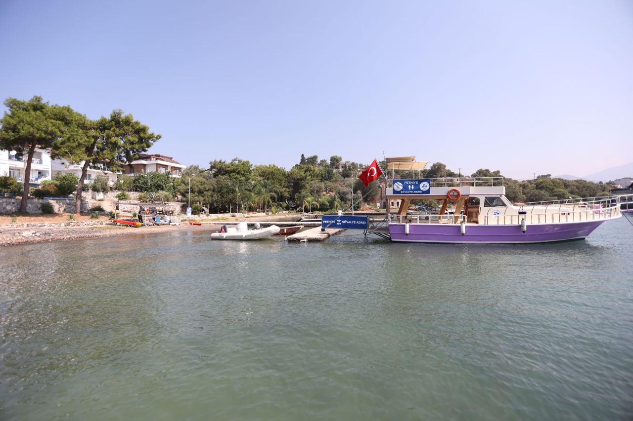 Fethiye-Şövalye Adası yolcu motoru seferleri başladı