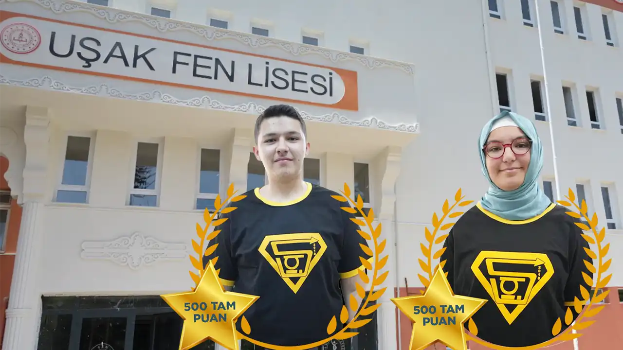 Birinciler Uşak Fen Lisesini Tercih Etti