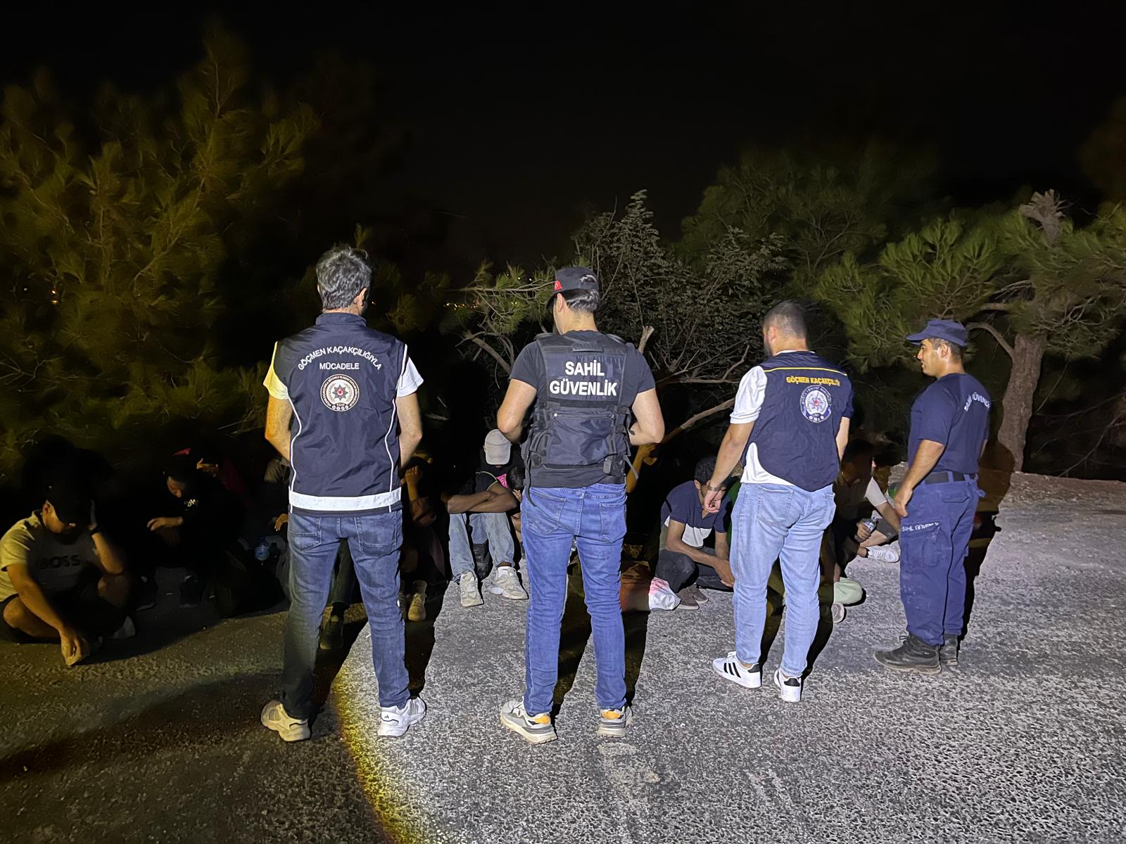 Marmaris'te 19 düzensiz göçmen yakalandı