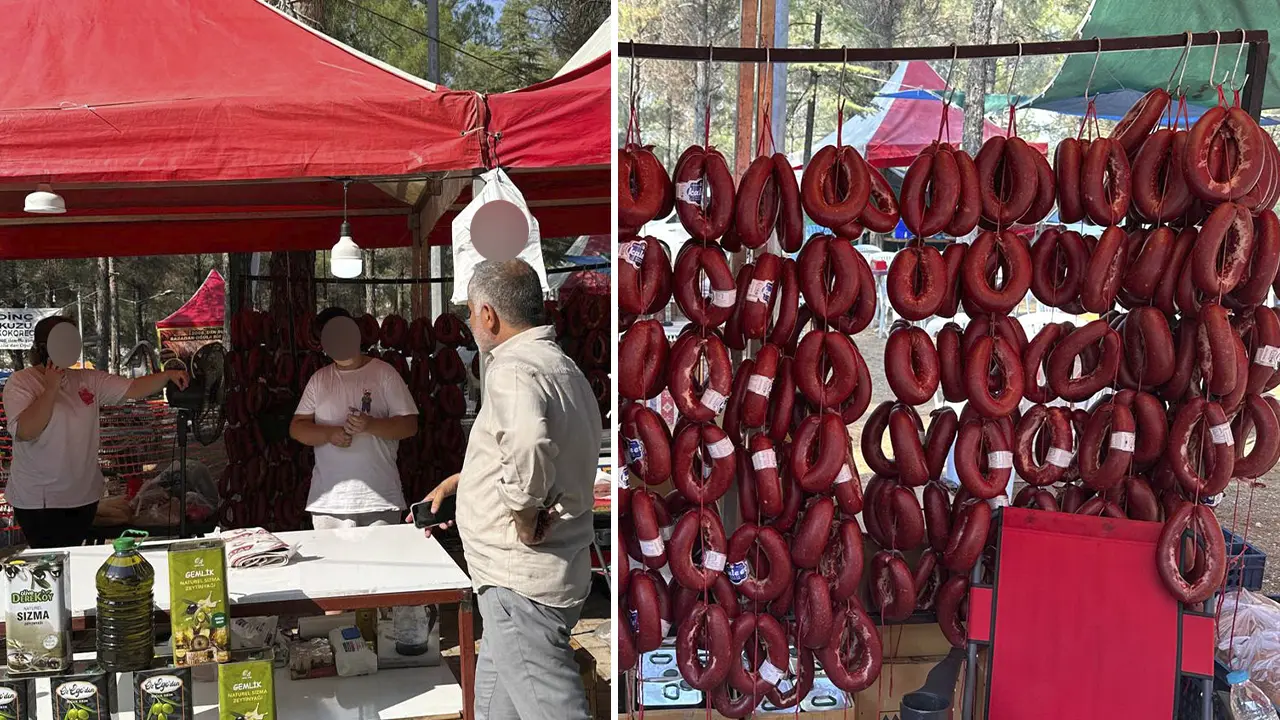 Uşak Ulubey'de 300 Kilo Sucuğa El Konuldu