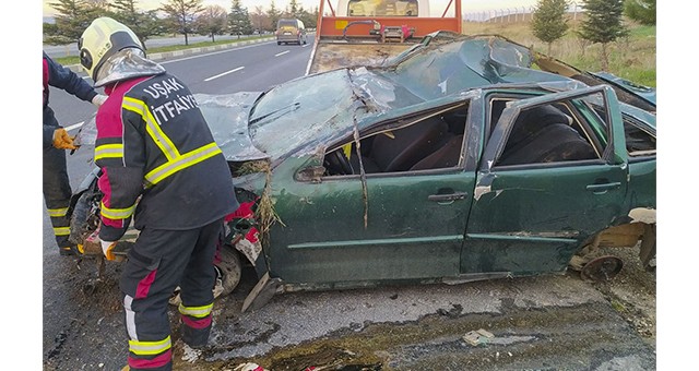 TRAFİK KAZASINDA 1 KİŞİ ÖLDÜ, 1 KİŞİ YARALANDI