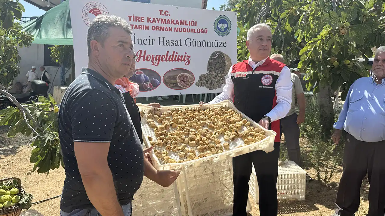 Tire'de incir üreticilerine kerevet dağıtıldı