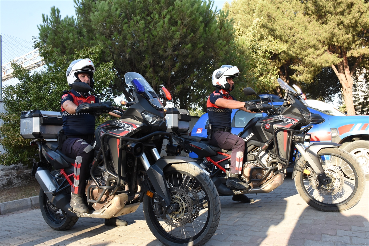 Aydın'da jandarma, incir ve zeytin bahçelerindeki hırsızlıkları önlemeye yönelik uygulama yaptı