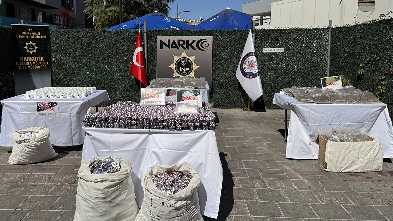 İzmir'de uyuşturucu operasyonlarında 133 şüpheli tutuklandı