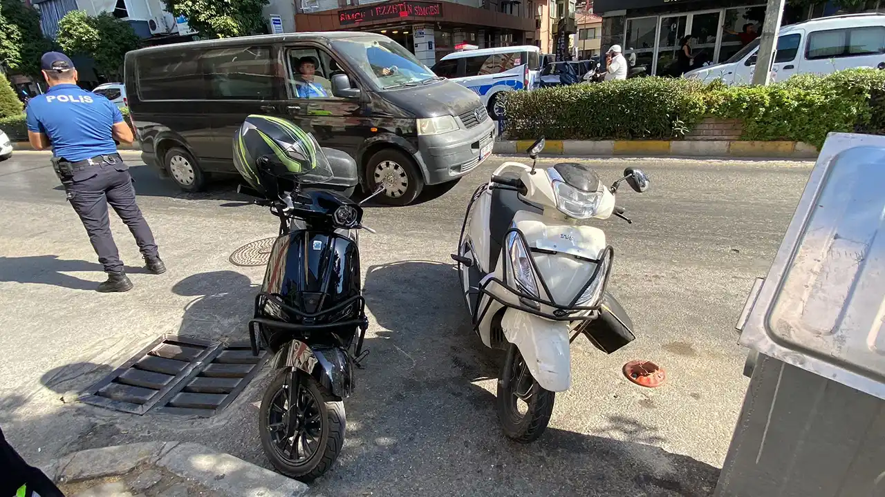 Nazilli'de iki motosikletin çarpıştığı kazada anne ve oğlu yaralandı