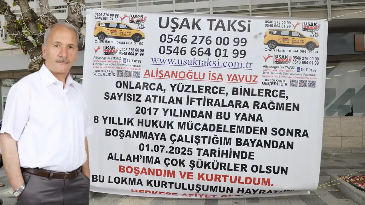 Uşak’ta Boşanma Kararı Sonrası İlginç Kutlama