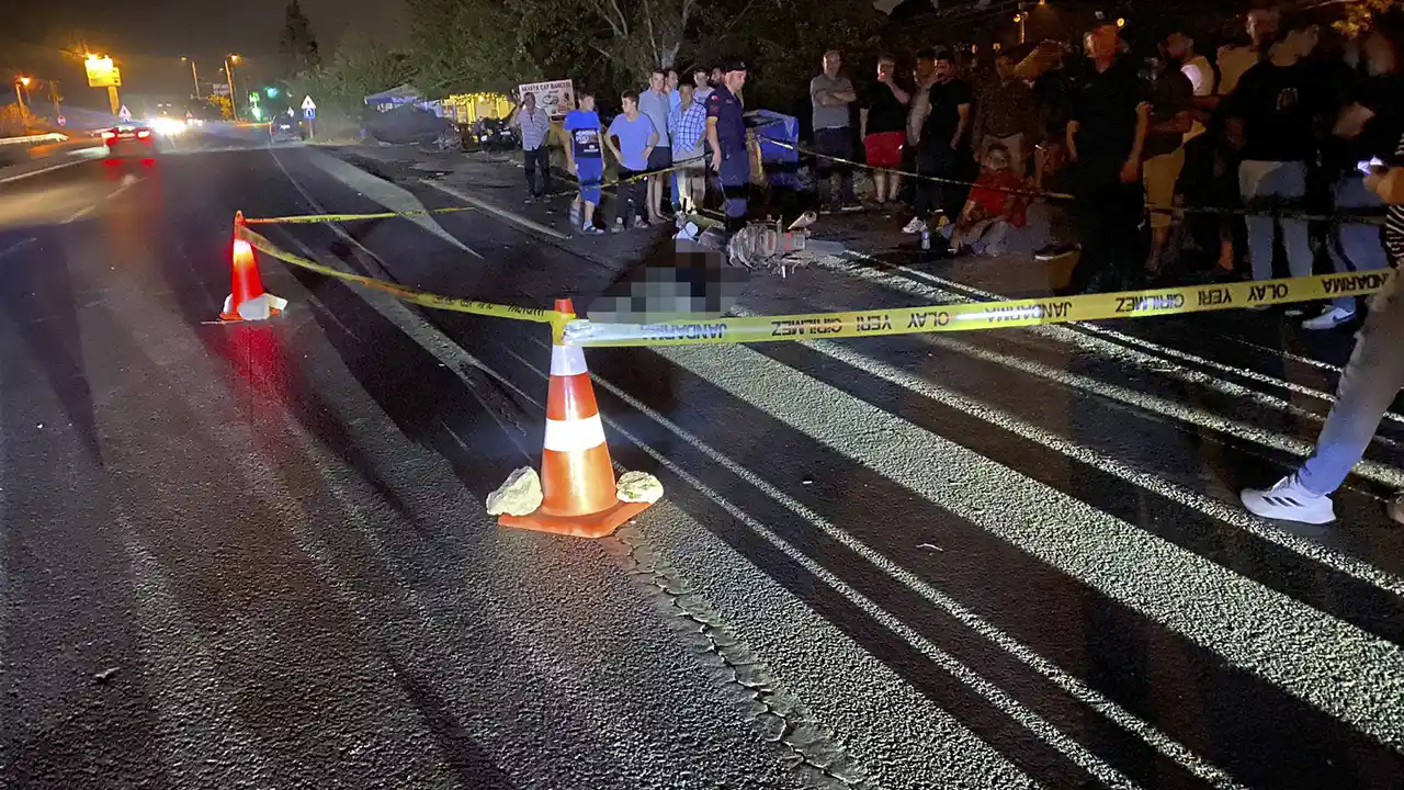 Aydın'da devrilen motosikletin sürücüsü öldü