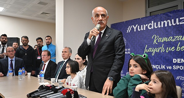 BAKAN KİRİŞCİ, DENİZLİ'DE DEPREMZEDELERLE İFTARDA BULUŞTU