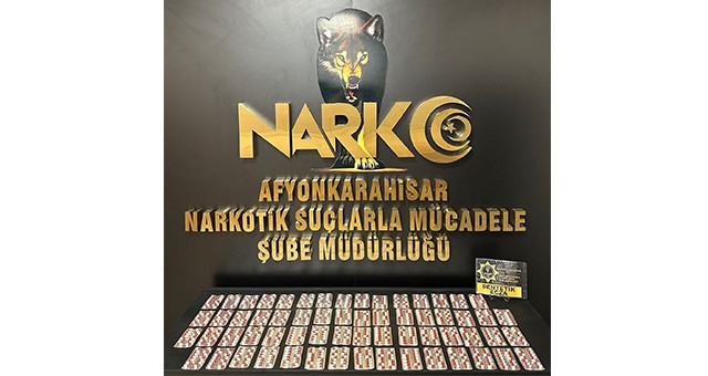 AFYONKARAHİSAR'DA UYUŞTURUCU OPERASYONUNDA 2 ŞÜPHELİ YAKALANDI