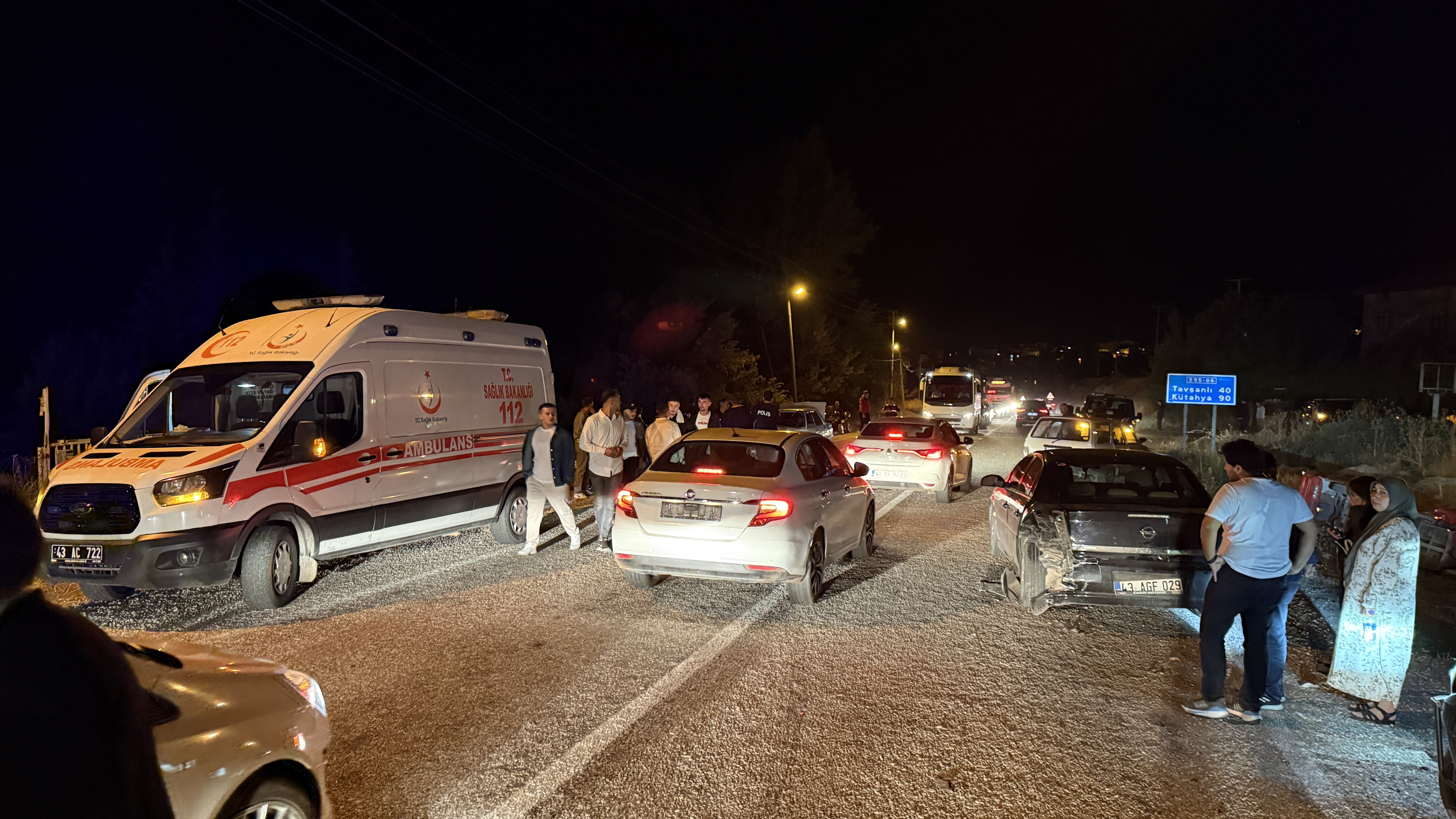 Kütahya'da trafik kazasında 1 kişi yaralandı