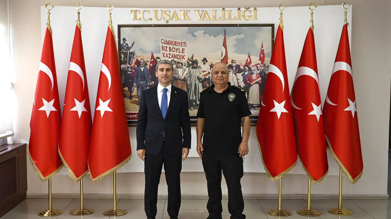 Uşak İl Emniyet Müdürü Mehmet Ali Kolcu Veda Etti