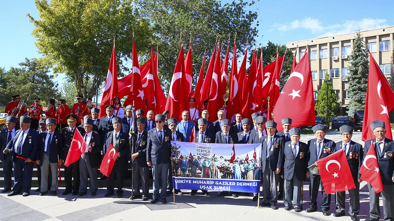 Uşak'ta 19 Eylül Gaziler Günü kutlandı