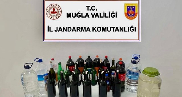 Muğla'da Kaçak İçki Operasyonunda Bir Kişi Gözaltına Alındı
