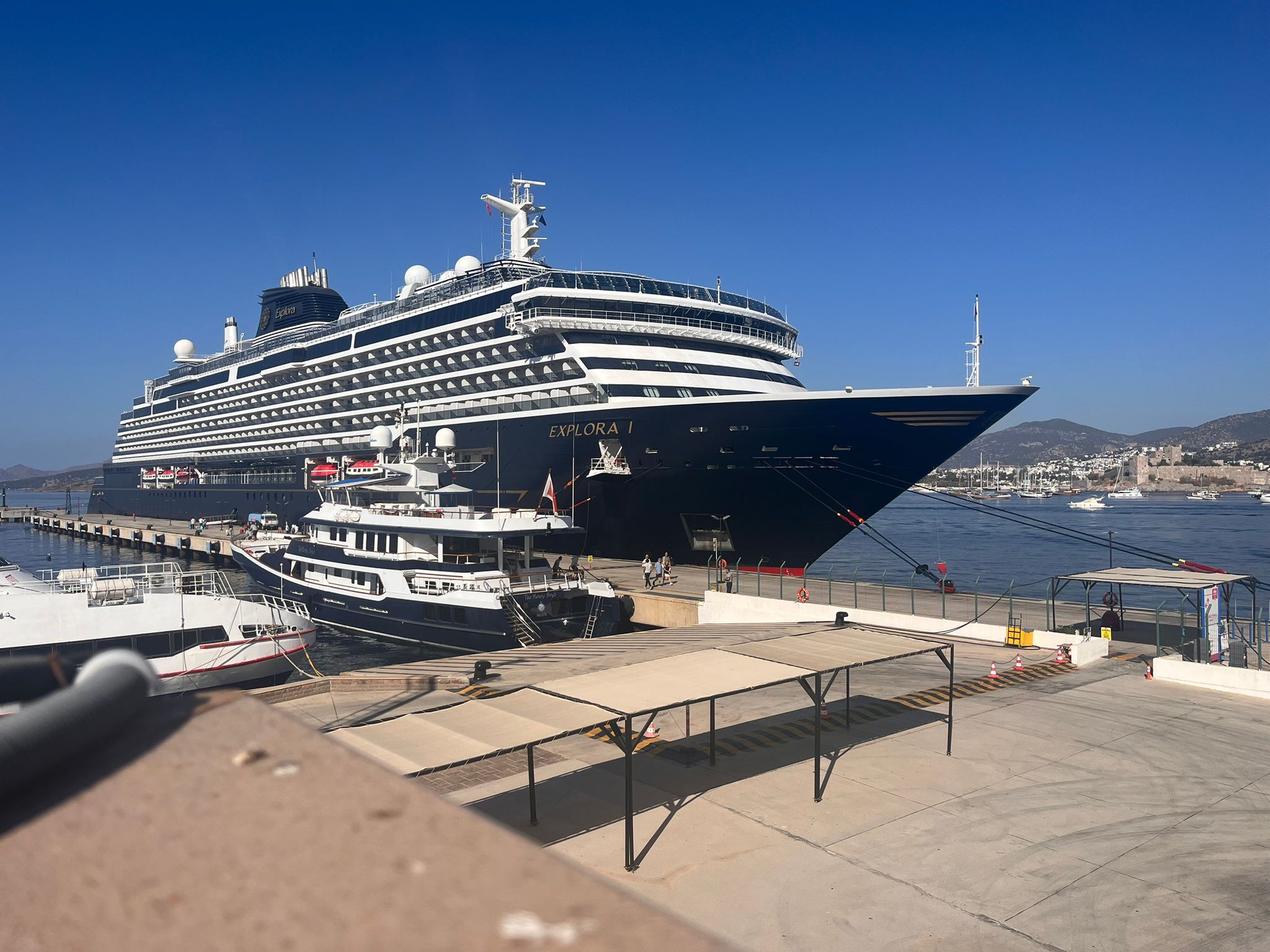 Bodrum'a 'Explora I' kruvaziyeriyle 743 yolcu geldi