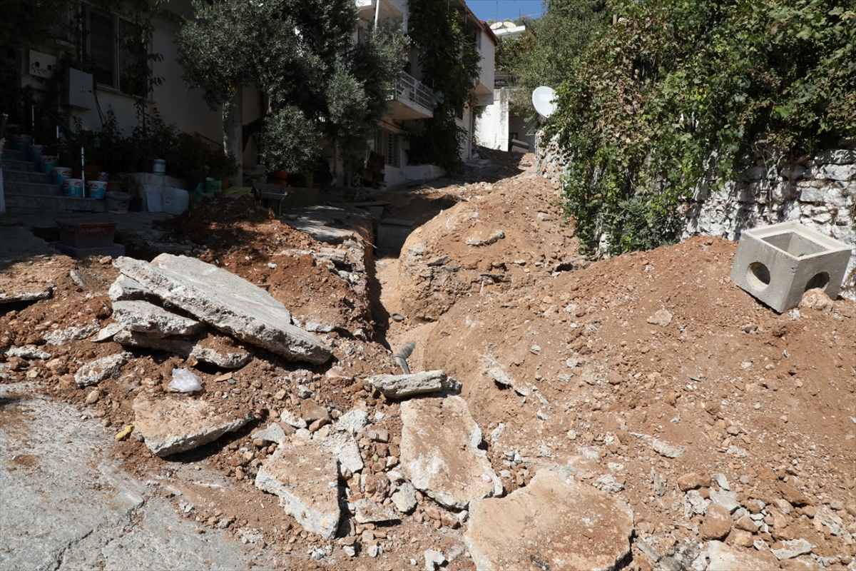 Muğla'da altyapı çalışmaları sürüyor