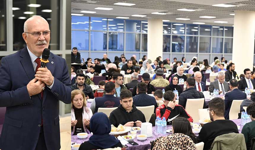 Uşak'ta İkamet Eden Depremzedeler Uşak Üniversitesinde İftar Yemeğinde Buluştu