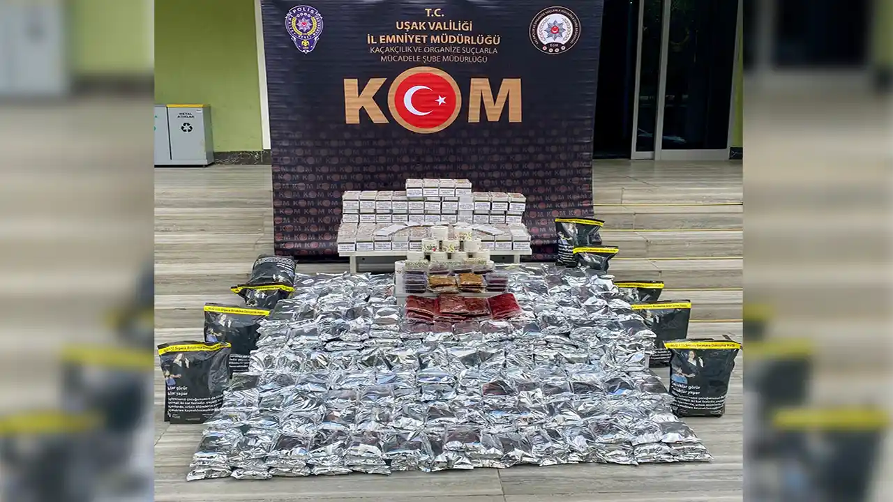 Uşak'ta 3 Adrese Eş Zamanlı Baskın!