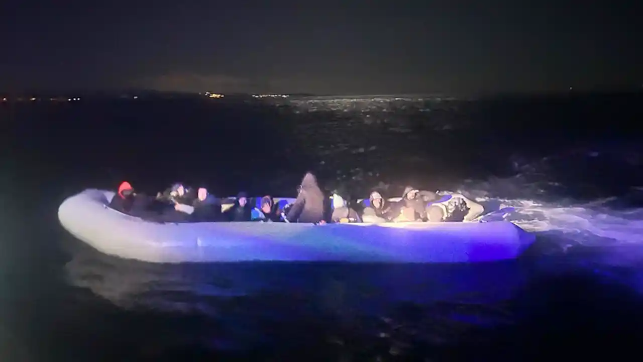 Bodrum açıklarında 35 düzensiz göçmen yakalandı
