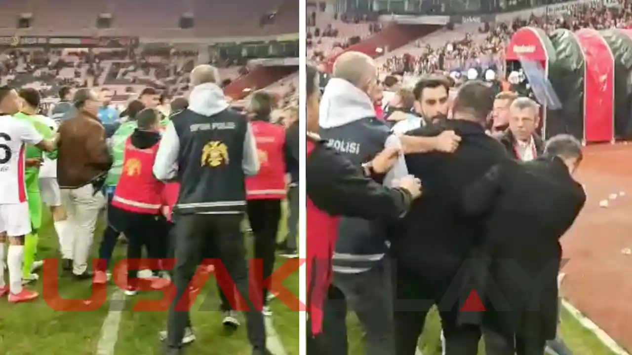 Eskişehirde Rezillik! Uşakspor’a Maç Sonu Saldırdılar..!