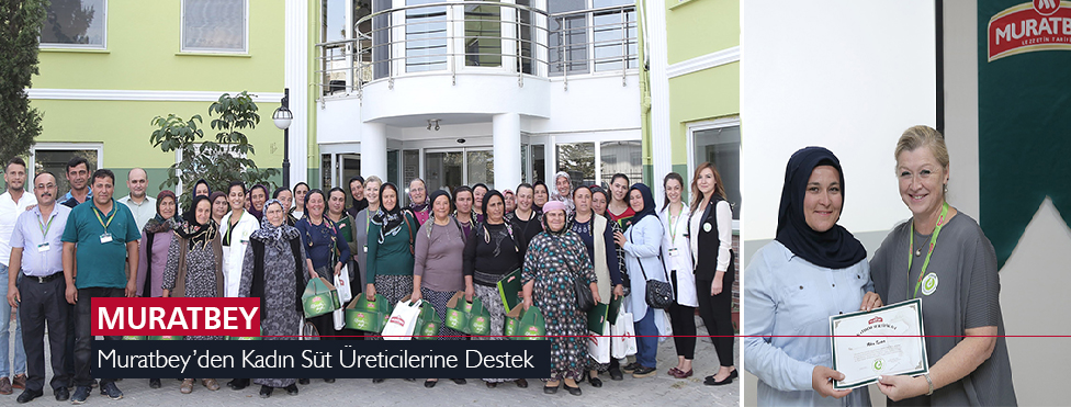 MURATBEY’DEN KADIN SÜT ÜRETİCİLERİNE DESTEK