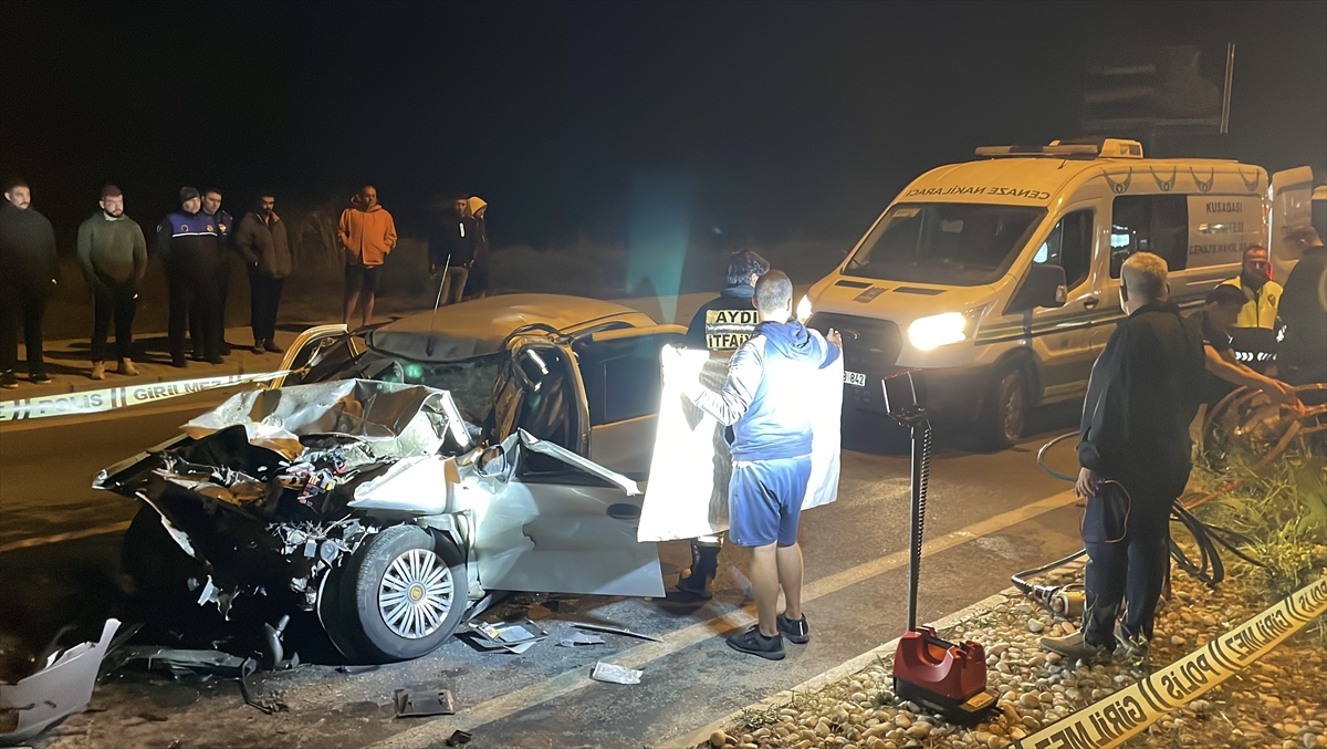 Aydın'da temizlik aracına çarpan otomobilin sürücüsü öldü