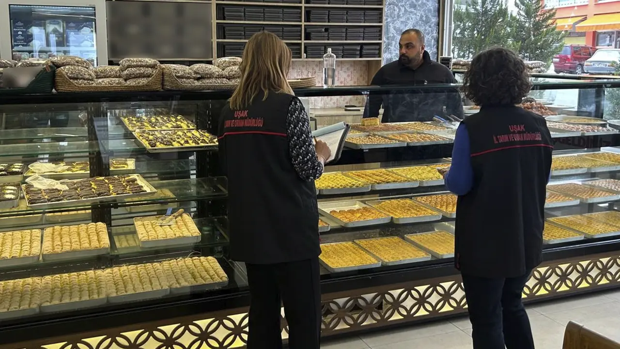 Uşak’ta 80 baklava üreticisine ceza kesildi: 7.4 Milyon TL