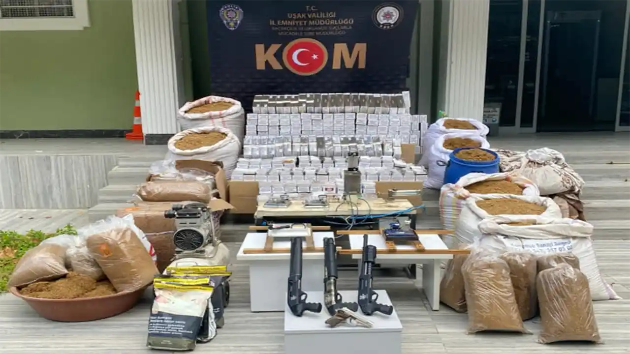 Uşak Polisi Kaçakçılara Nefes Aldırmıyor