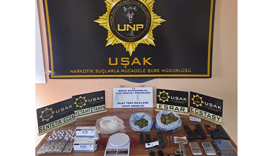 Uşak'ta Uyuşturucu Operasyonunda 1 Kişi Tutuklandı