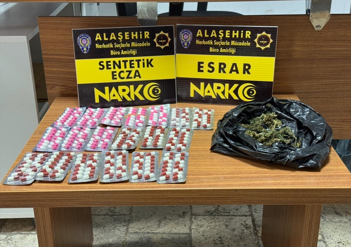 Alaşehir'de uyuşturucuyla yakalanan şüpheli tutuklandı