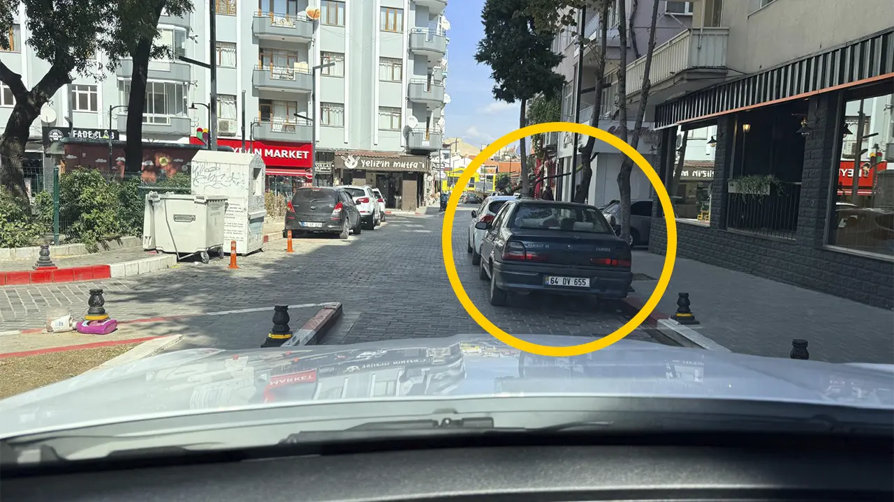 "Geçemiyoruz!" Uşak’ta yol ihlali sabırları taşırdı