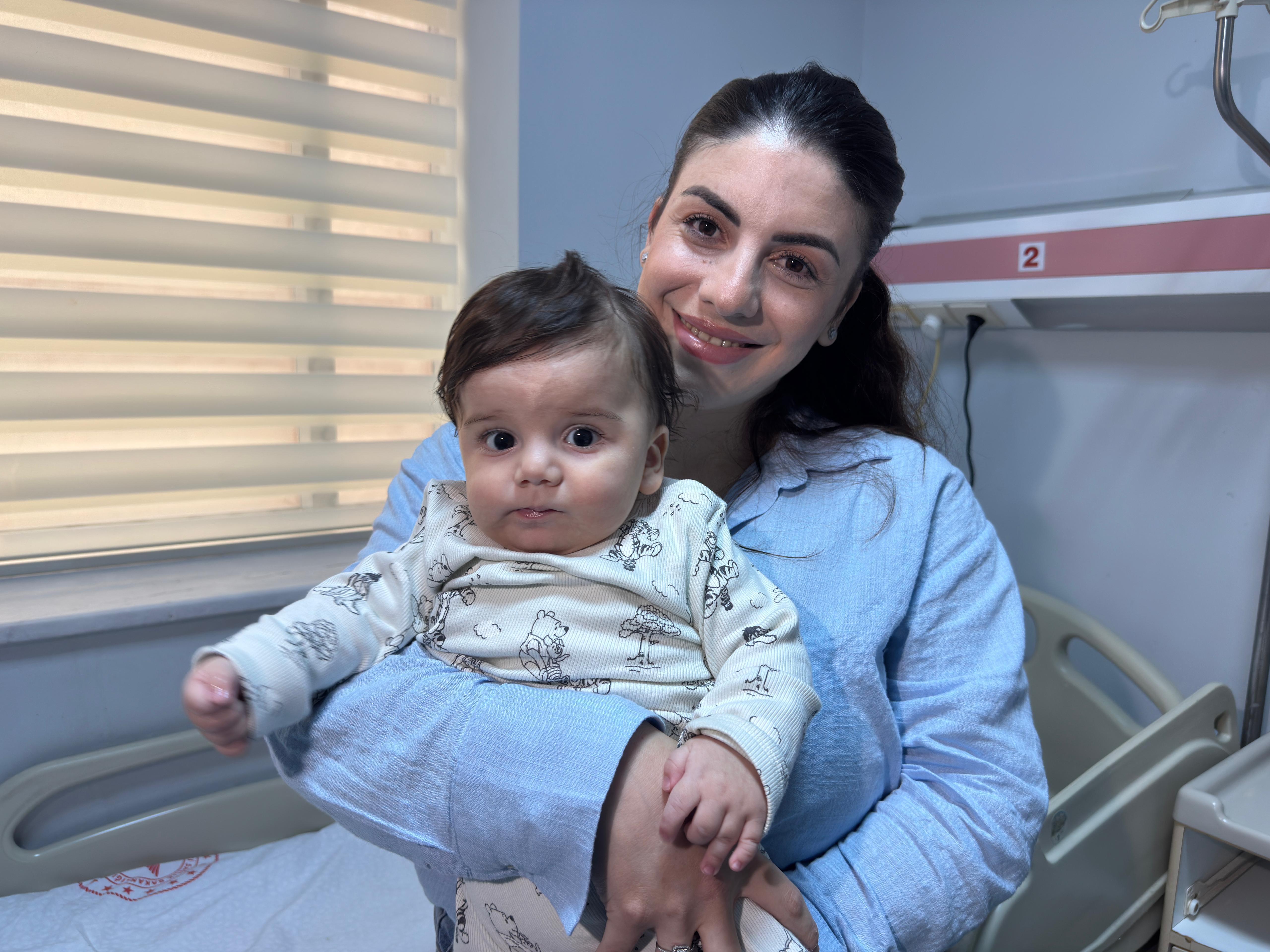 Mustafa Kayra bebek, minik kalbinde açılan 'tünel'le rahat nefese kavuştu
