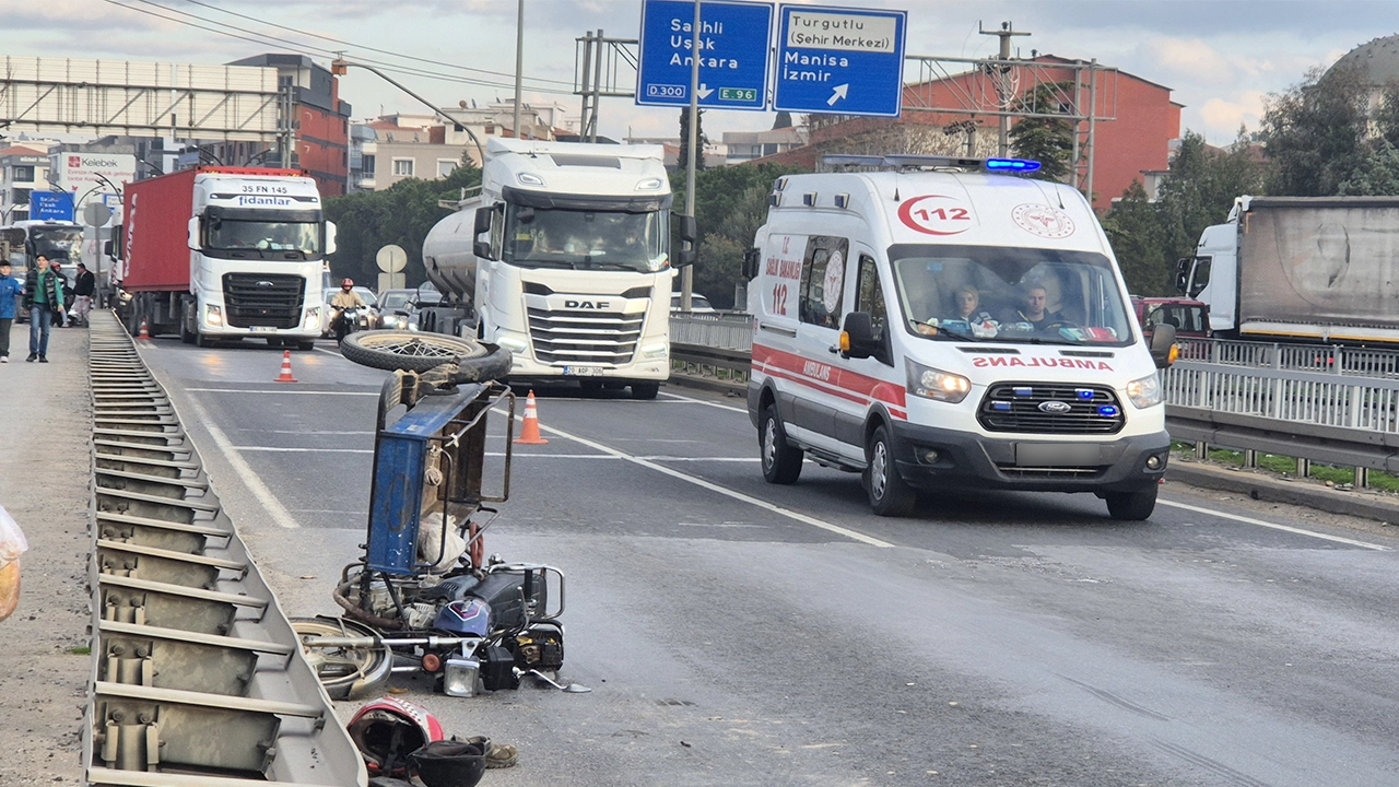 Devrilen Motosikletin Sürücüsü Öldü