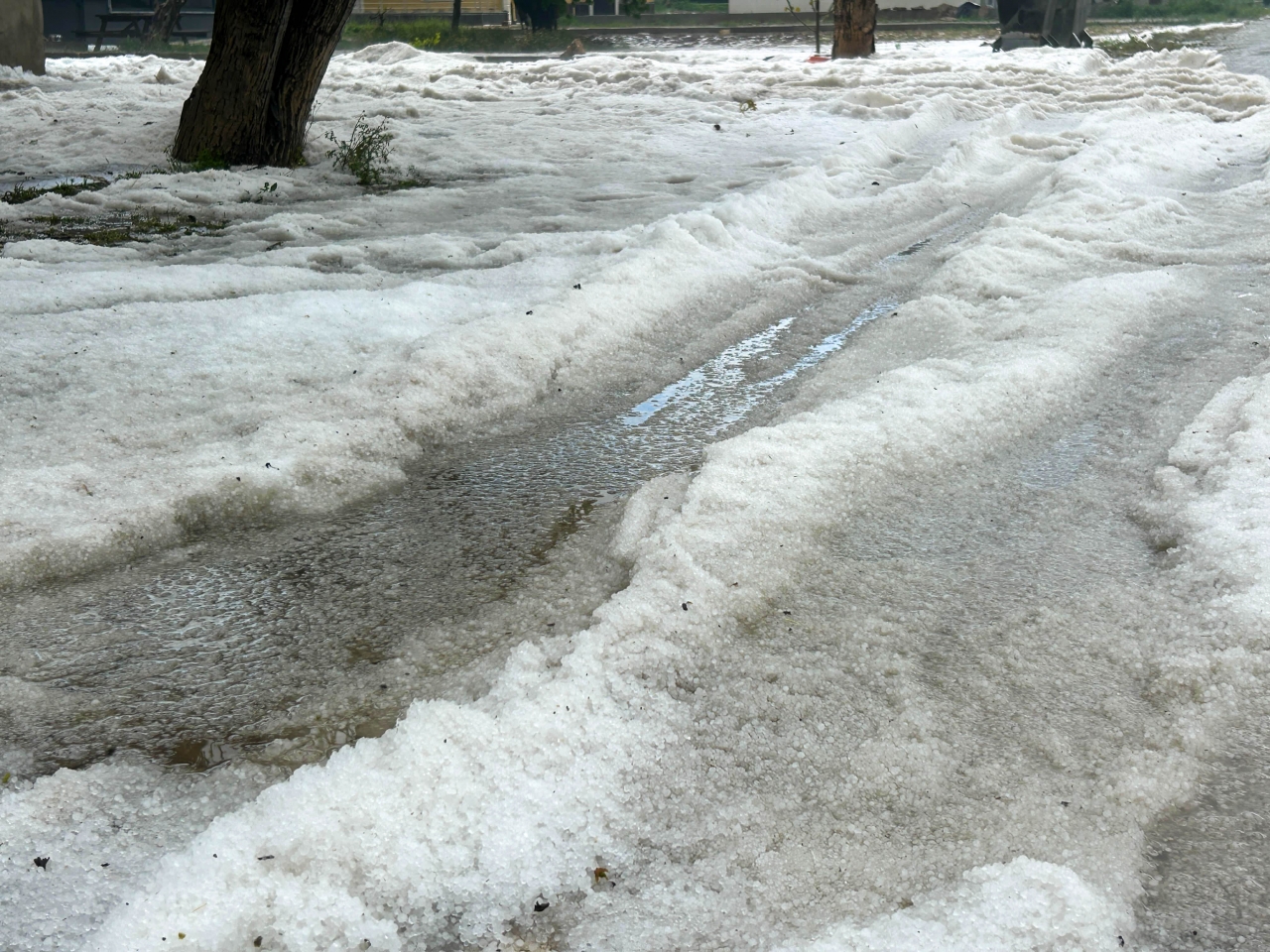 Bodrum'da sağanak etkili oldu