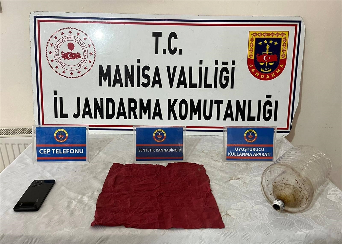 Salihli'de uyuşturucuyla yakalanan şüpheli gözaltına alındı