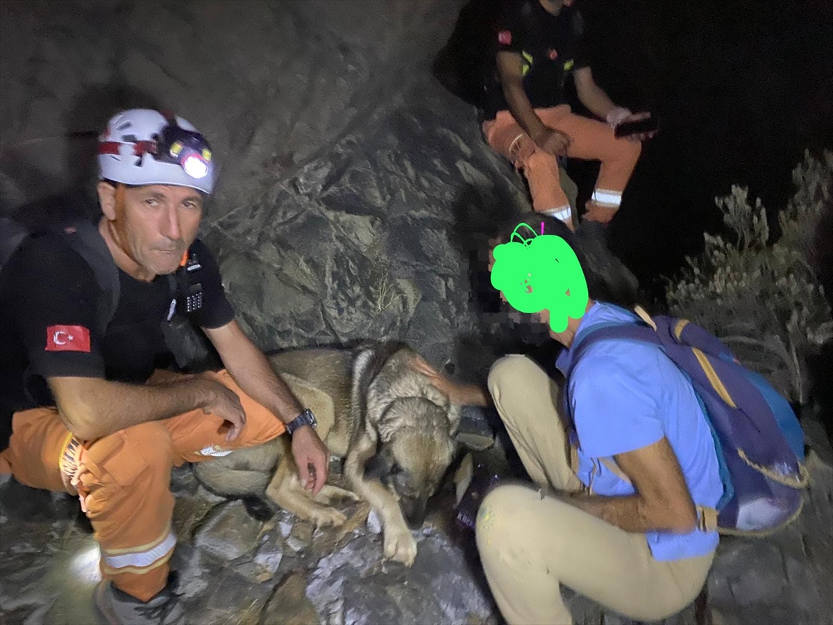 Datça'da dağlık alanda kaybolan kişi kurtarıldı