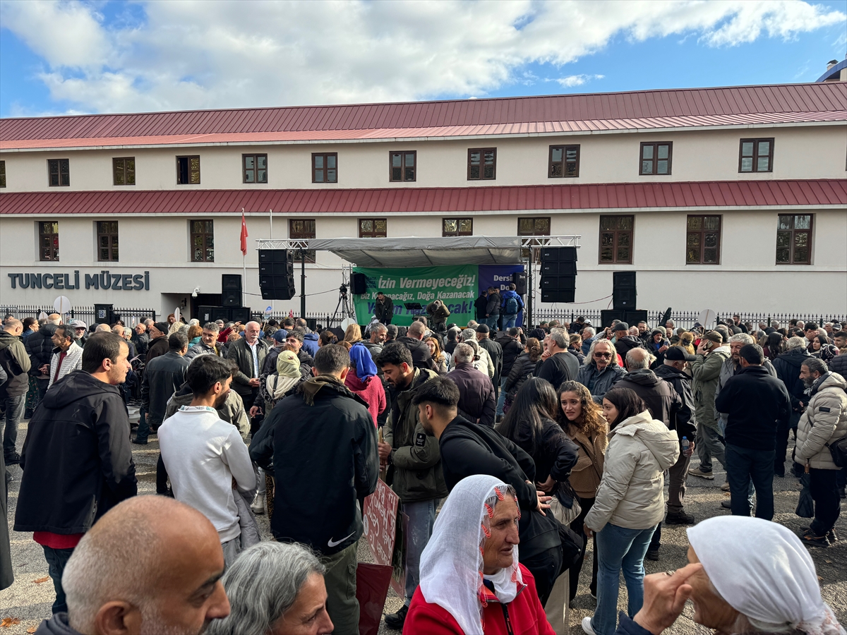 Tunceli'de doğa ve yaşam mitingi düzenlendi