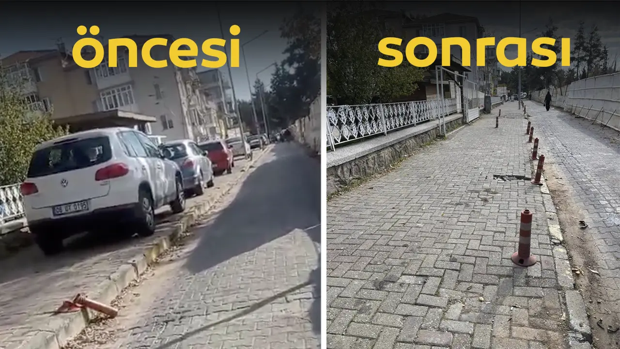 Uşak’ta Kaldırım İşgali 24 Saatte Son Buldu!