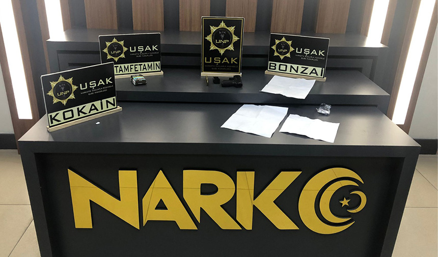 Uşak’ta Narkotik Operasyonu