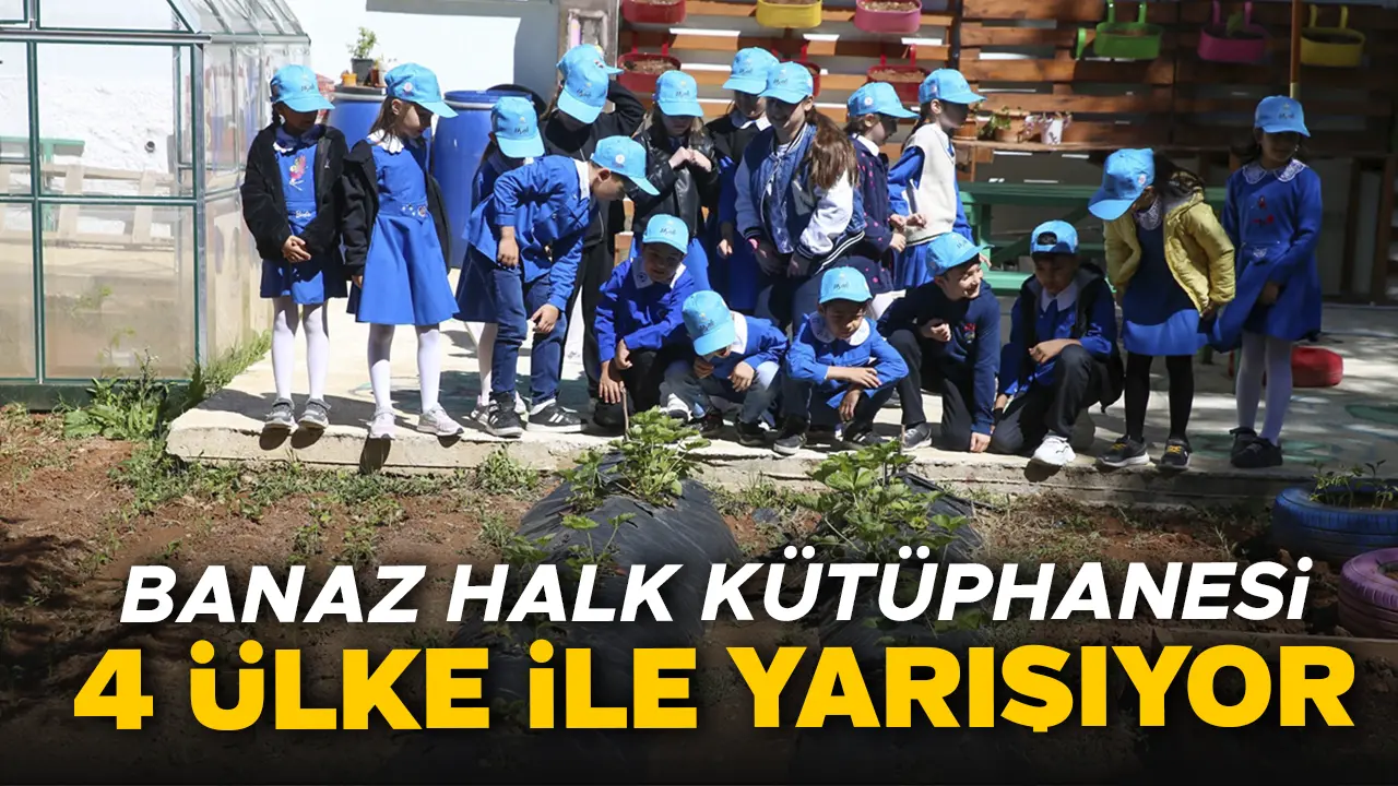 Banaz Halk Kütüphanesi, IFLA Yeşil Kütüphane'de 4 Ülkeye Karşı Yarışıyor