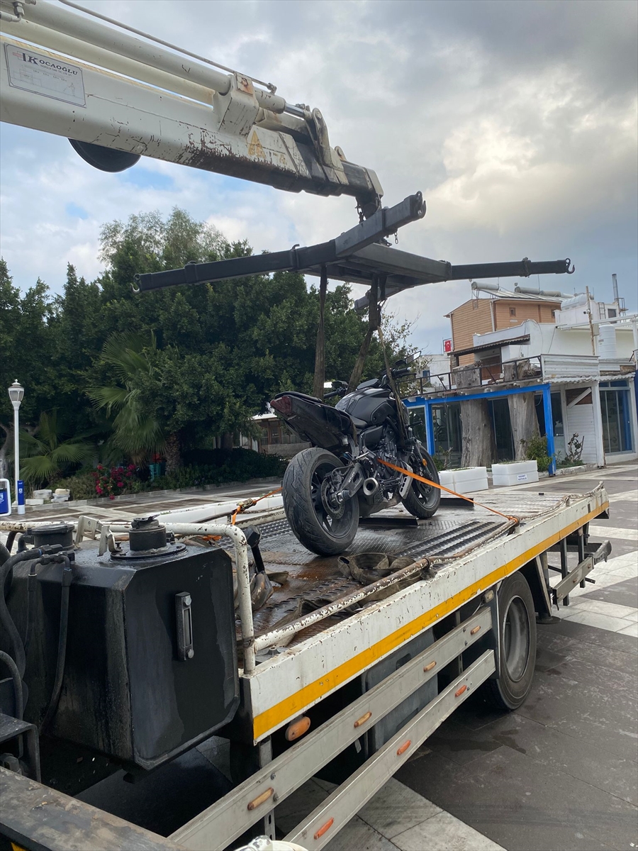 Bodrum'da standartlara uymayan egzoz kullanan sürücüye 28 bin lira ceza kesildi