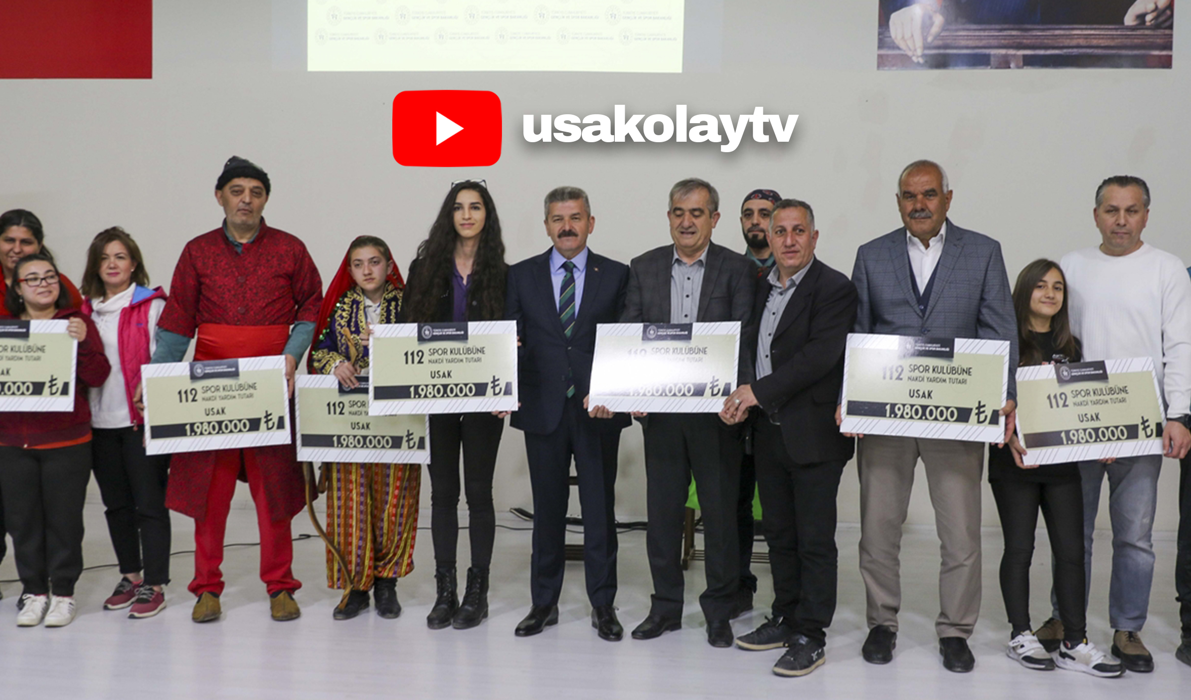 Uşak'ta Amatör Spor Kulüplerine Ayni ve Nakdi Destek
