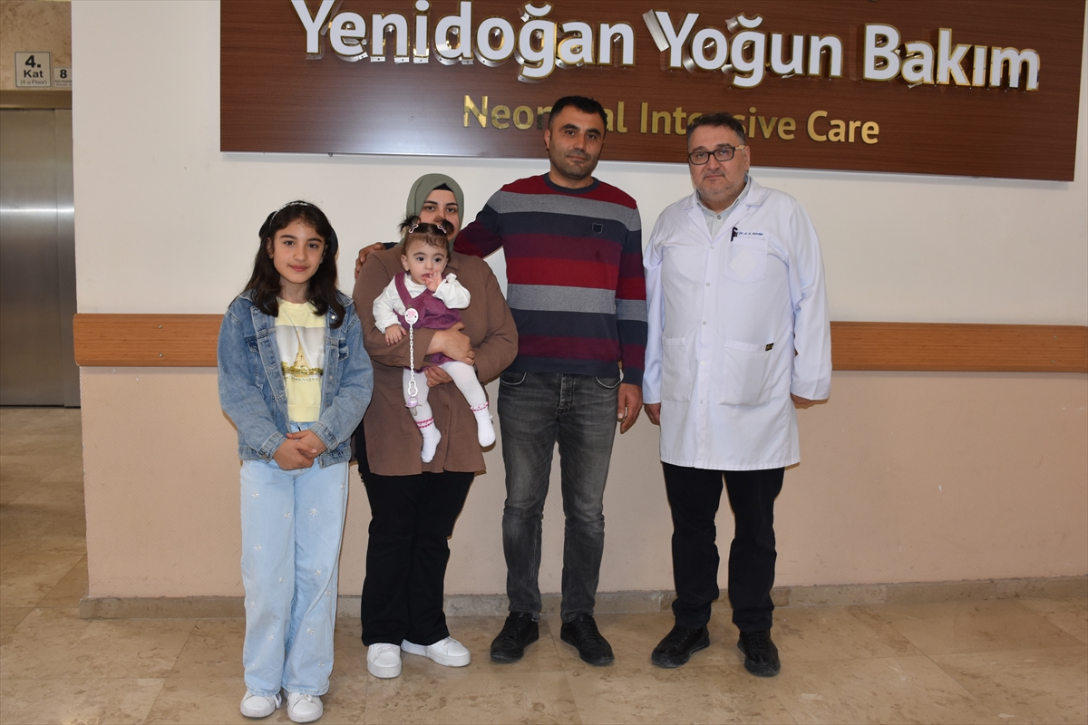 Prematüre doğan 570 gramlık Ayliz Nida 1 yaşına ulaştı