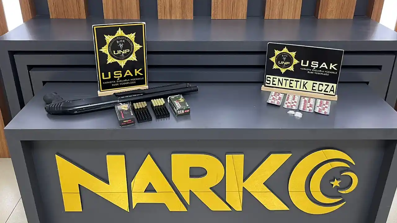 Uşak’ta Zehir Tacirlerine Darbe, 3 Operasyonda 5 Tutuklama